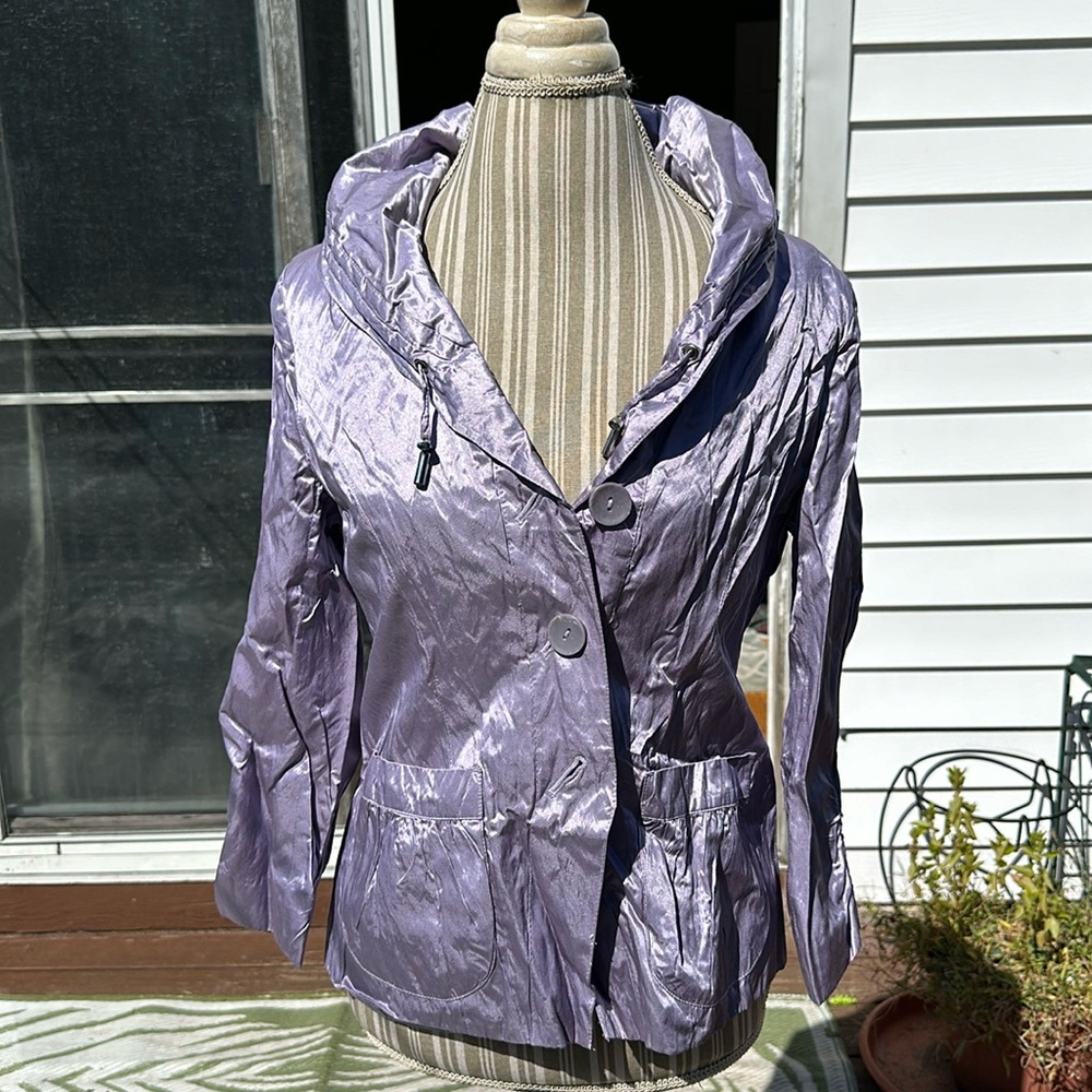Chico’s jacket lavender lined size one